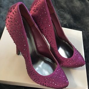Burgundy heels